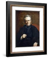 Portrait of William Sisley, 1864, 1841-1919-Pierre-Auguste Renoir-Framed Giclee Print