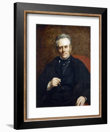 Portrait of William Sisley, 1864, 1841-1919-Pierre-Auguste Renoir-Framed Giclee Print