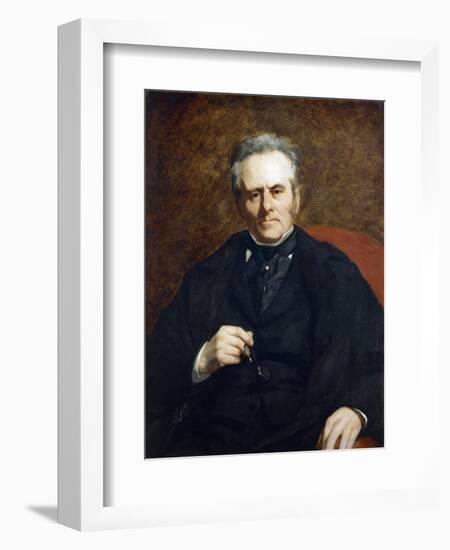 Portrait of William Sisley, 1864, 1841-1919-Pierre-Auguste Renoir-Framed Giclee Print