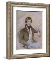 Portrait of William Spencer, 6th Duke of Devonshire, 1828-Octavius Oakley-Framed Giclee Print