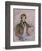 Portrait of William Spencer, 6th Duke of Devonshire, 1828-Octavius Oakley-Framed Giclee Print