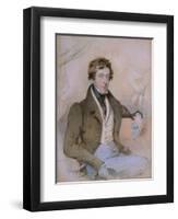 Portrait of William Spencer, 6th Duke of Devonshire, 1828-Octavius Oakley-Framed Giclee Print