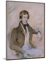 Portrait of William Spencer, 6th Duke of Devonshire, 1828-Octavius Oakley-Mounted Giclee Print