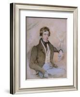 Portrait of William Spencer, 6th Duke of Devonshire, 1828-Octavius Oakley-Framed Giclee Print