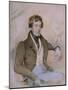 Portrait of William Spencer, 6th Duke of Devonshire, 1828-Octavius Oakley-Mounted Giclee Print