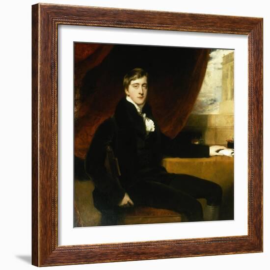 Portrait of William Spencer Cavendish, 6th Duke of Devonshire, 1811-Thomas Lawrence-Framed Giclee Print