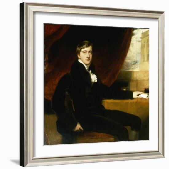 Portrait of William Spencer Cavendish, 6th Duke of Devonshire, 1811-Thomas Lawrence-Framed Giclee Print