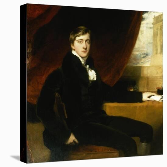 Portrait of William Spencer Cavendish, 6th Duke of Devonshire, 1811-Thomas Lawrence-Stretched Canvas