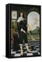 Portrait of William Style of Langley-British School 17th century-Framed Stretched Canvas