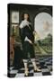 Portrait of William Style of Langley-British School 17th century-Stretched Canvas