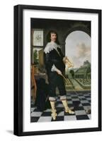 Portrait of William Style of Langley-British School 17th century-Framed Giclee Print