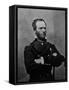 Portrait of William Tecumseh Sherman, Union General During the Civil War-null-Framed Stretched Canvas