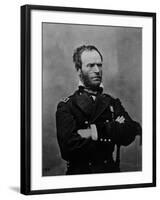 Portrait of William Tecumseh Sherman, Union General During the Civil War-null-Framed Photographic Print