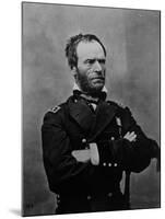 Portrait of William Tecumseh Sherman, Union General During the Civil War-null-Mounted Photographic Print