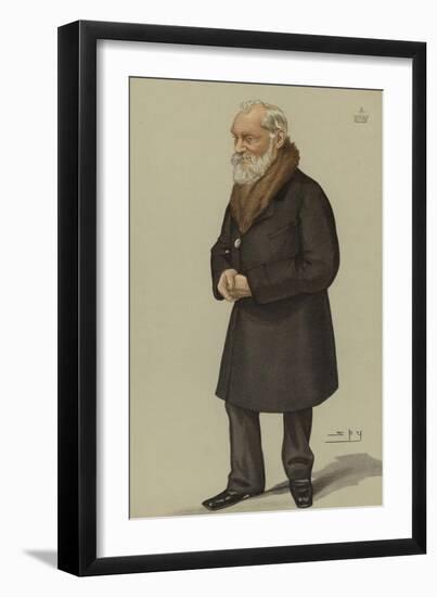 Portrait of William Thomson, Baron Kelvin-Leslie Matthew Ward-Framed Giclee Print