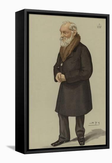 Portrait of William Thomson, Baron Kelvin-Leslie Matthew Ward-Framed Stretched Canvas