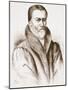 Portrait of William Tyndale (From an Old Engraving in the Bibliotheque Nationale), Illustration…-null-Mounted Giclee Print