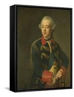 Portrait of William V, Prince of Orange-Nassau-Johann Georg Ziesenis-Framed Stretched Canvas