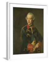 Portrait of William V, Prince of Orange-Nassau-Johann Georg Ziesenis-Framed Art Print