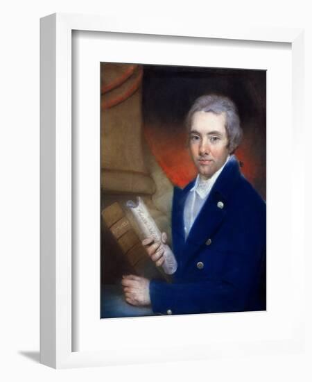 Portrait of William Wilberforce (1759-1833) by William Lane (1746-1819)-John Russell-Framed Giclee Print