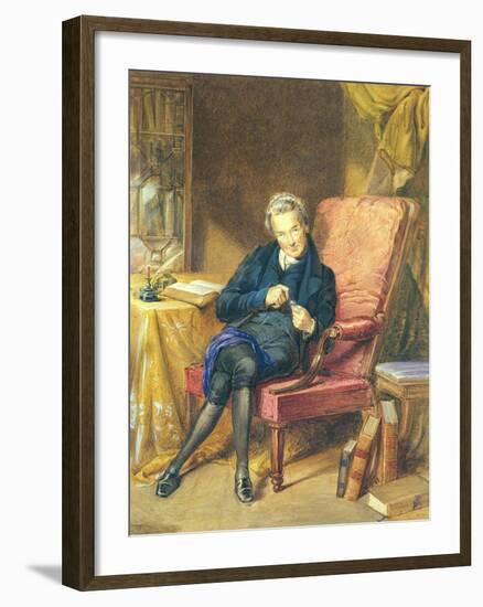 Portrait of William Wilberforce-George Richmond-Framed Giclee Print