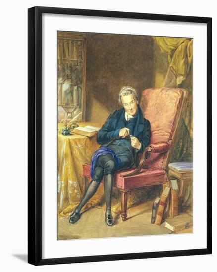 Portrait of William Wilberforce-George Richmond-Framed Giclee Print