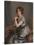 Portrait of Winnie Melville, Mrs, 1920-Philip Alexius De Laszlo-Stretched Canvas