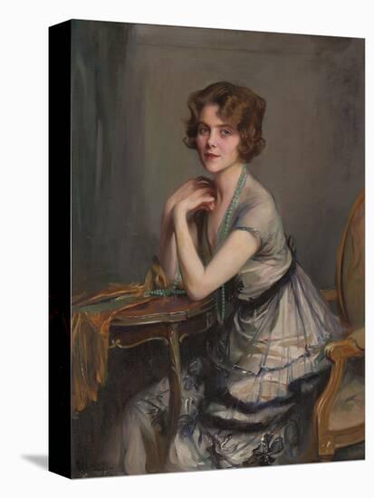 Portrait of Winnie Melville, Mrs, 1920-Philip Alexius De Laszlo-Stretched Canvas