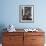 Portrait of Winston Churchill in His Study at Chartwell-Alfred Eisenstaedt-Framed Premium Photographic Print displayed on a wall