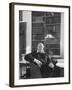 Portrait of Winston Churchill in His Study at Chartwell-Alfred Eisenstaedt-Framed Premium Photographic Print