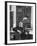 Portrait of Winston Churchill in His Study at Chartwell-Alfred Eisenstaedt-Framed Premium Photographic Print