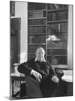 Portrait of Winston Churchill in His Study at Chartwell-Alfred Eisenstaedt-Mounted Premium Photographic Print