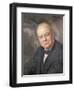 Portrait of Winston Churchill-Margery Forbes-Framed Giclee Print