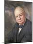 Portrait of Winston Churchill-Margery Forbes-Mounted Giclee Print