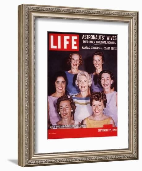 Portrait of Wives of Projest Mercury Astronauts, September 21, 1959-Ralph Morse-Framed Photographic Print