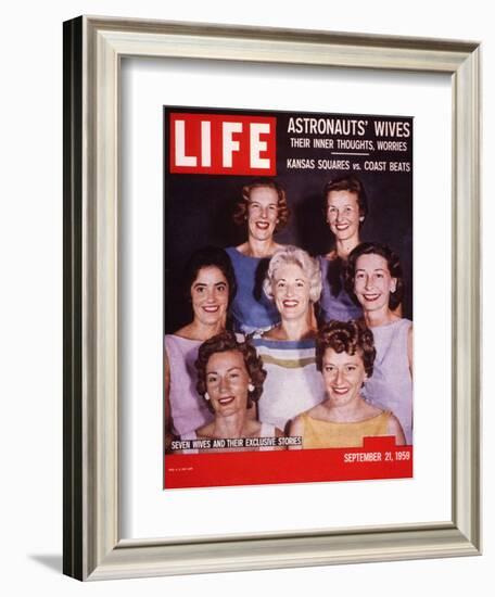 Portrait of Wives of Projest Mercury Astronauts, September 21, 1959-Ralph Morse-Framed Photographic Print