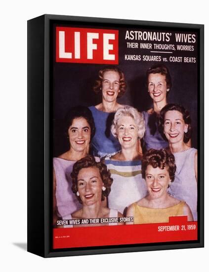 Portrait of Wives of Projest Mercury Astronauts, September 21, 1959-Ralph Morse-Framed Stretched Canvas