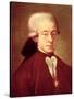 Portrait of Wolfgang Amadeus Mozart (1756-1791) after 1770-null-Stretched Canvas