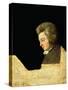 Portrait of Wolfgang Amadeus Mozart (1756-91) at the Piano, 1789-Joseph Lange-Stretched Canvas