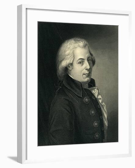 Portrait of Wolfgang Amadeus Mozart (1756-91) Austrian Composer-Johann Heinrich Wilhelm Tischbein-Framed Giclee Print