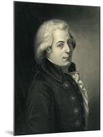 Portrait of Wolfgang Amadeus Mozart (1756-91) Austrian Composer-Johann Heinrich Wilhelm Tischbein-Mounted Giclee Print