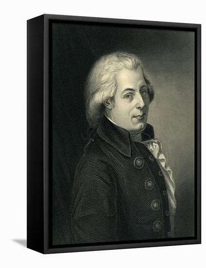 Portrait of Wolfgang Amadeus Mozart (1756-91) Austrian Composer-Johann Heinrich Wilhelm Tischbein-Framed Stretched Canvas