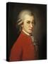 Portrait of Wolfgang Amadeus Mozart by Barbara Krafft-null-Stretched Canvas