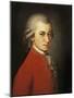 Portrait of Wolfgang Amadeus Mozart by Barbara Krafft-null-Mounted Giclee Print