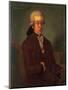 Portrait of Wolfgang Amadeus Mozart-Austrian School-Mounted Premium Giclee Print