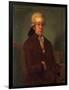 Portrait of Wolfgang Amadeus Mozart-Austrian School-Framed Premium Giclee Print