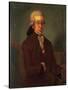 Portrait of Wolfgang Amadeus Mozart-Austrian School-Stretched Canvas