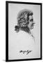 Portrait of Wolfgang Amadeus Mozart-French School-Framed Giclee Print