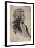 Portrait of Wolfgang Amadeus Mozart-null-Framed Giclee Print