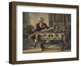 Portrait of Wolfgang Amadeus Mozart-null-Framed Giclee Print